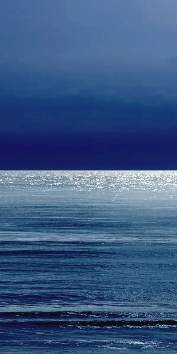 Frendorf | Mondlicht Ozean Blau I Wandkunst