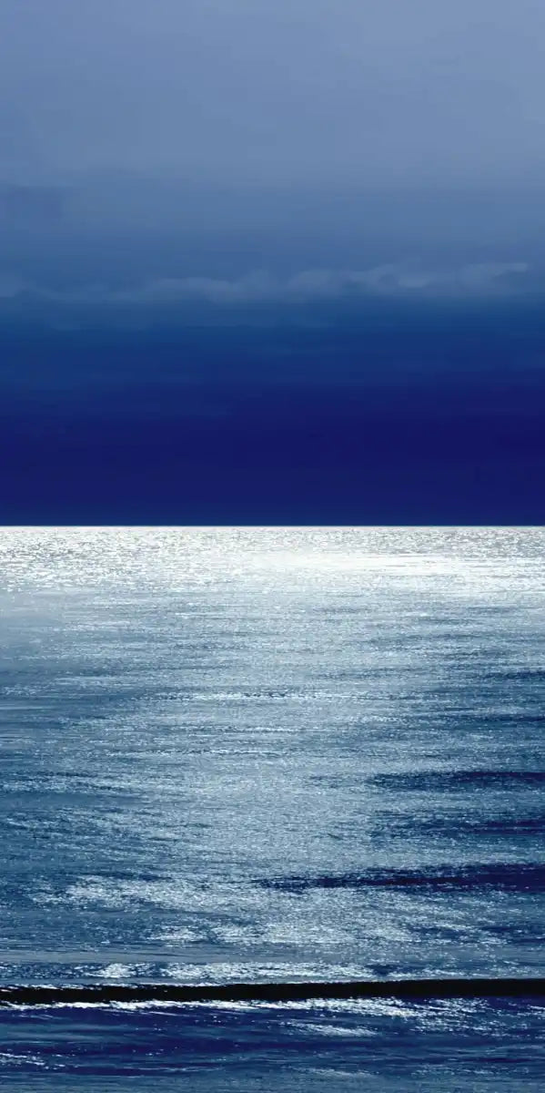 Frendorf | Mondlicht Ozean Blau I Wandkunst