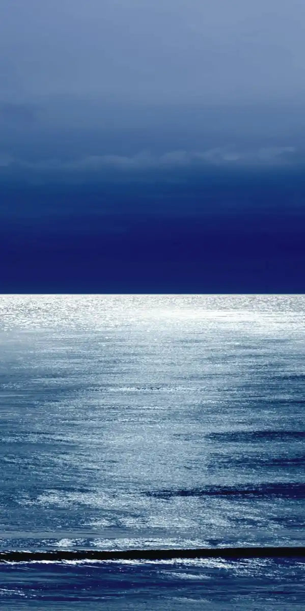 Frendorf | Mondlicht Ozean Blau I Wandkunst