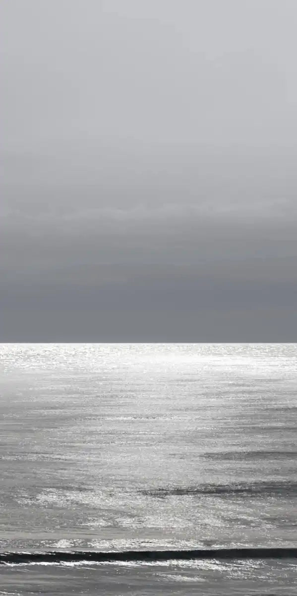 Frendorf | Mondlicht Ozean Grau I Wandkunst