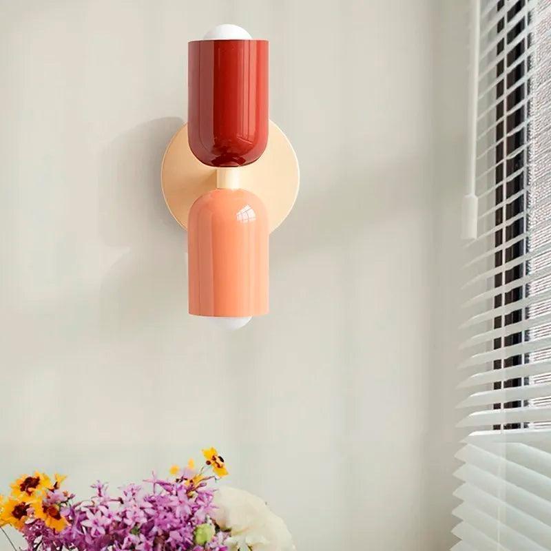 Frendorf Doppelköpfe Wandlampe