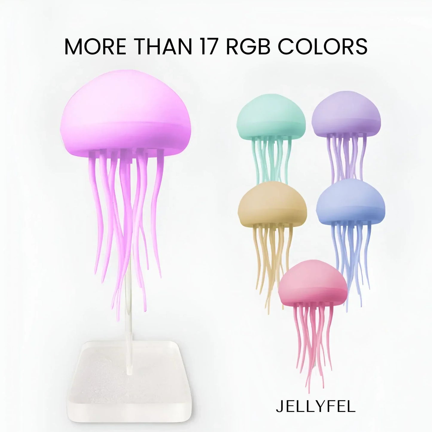 Frendorf Original JellyBeat | Smarte bunte LED tanzende Quallenlampe