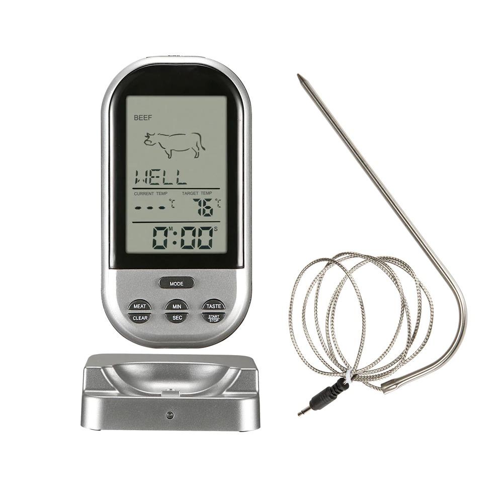 Frendorf | Digital kabelloses Ofenthermometer mit Timer-Alaram