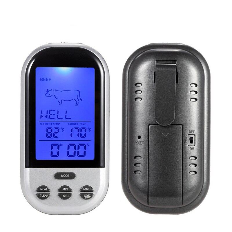 Frendorf | Digital kabelloses Ofenthermometer mit Timer-Alarm