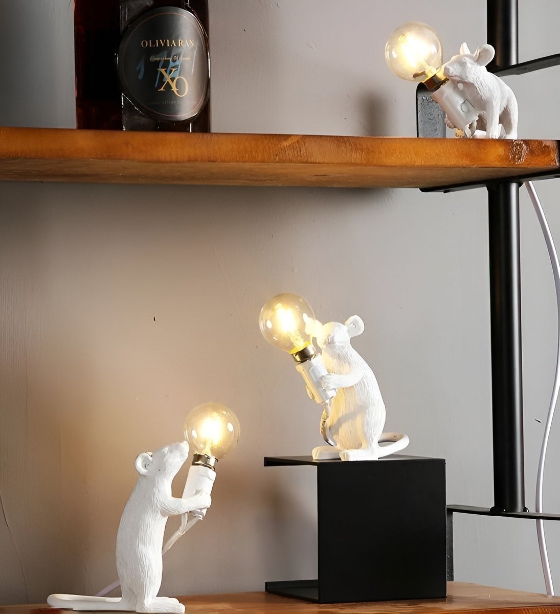 Maus Tischlampe mit LED - Einzigartige Dekoration für stimmungsvolle Beleuchtung