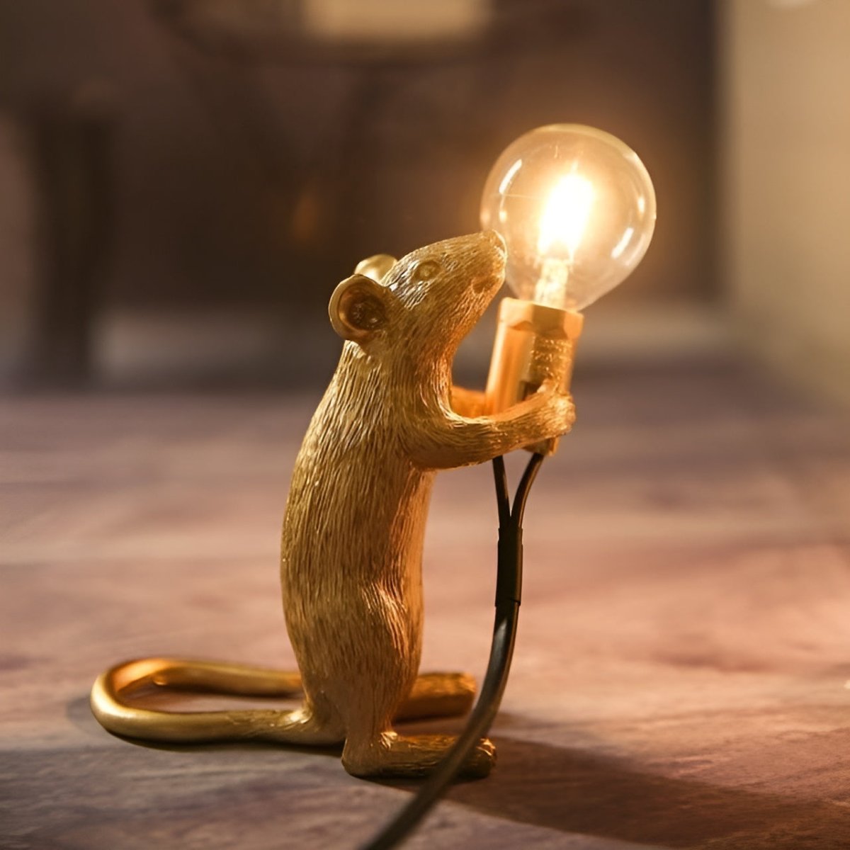 Maus Tischlampe mit LED - Einzigartige Dekoration für stimmungsvolle Beleuchtung