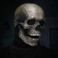 Frendorf | Beweglicher Kiefer, realistische Totenkopfmaske für den ganzen Kopf – menschliche Skelettmaske für Halloween-Partys