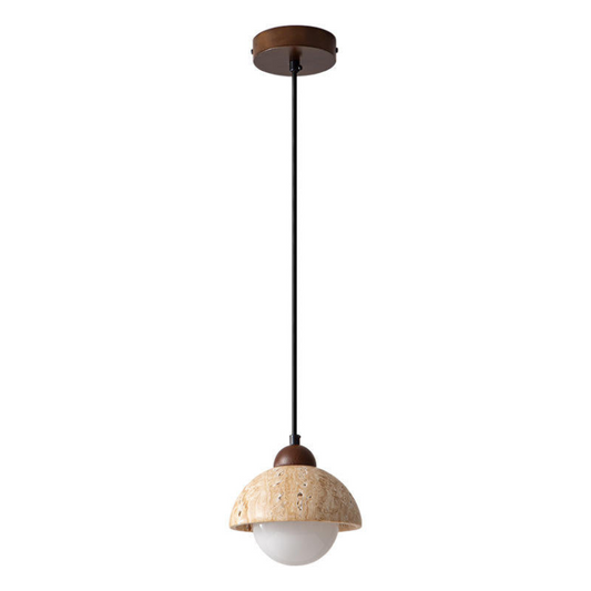Frendorf | Marbello Naturmarmor Pendelleuchte | Elegante Hängeleuchte | Beleuchtung für modernes Wohnen