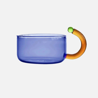 Farbe Bloom Glas Teekanne & Tassen Set