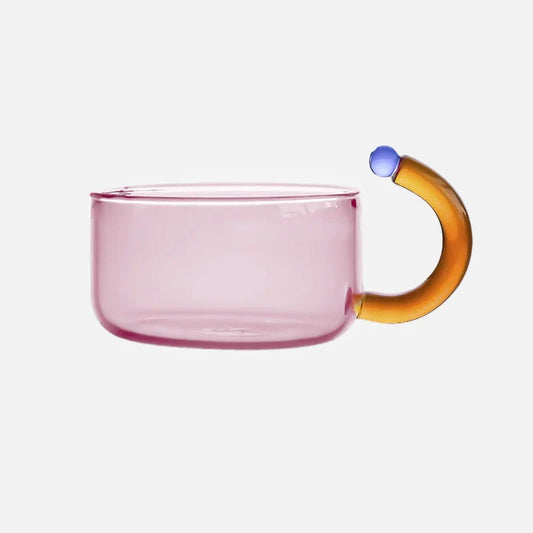 Farbe Bloom Glas Teekanne & Tassen Set