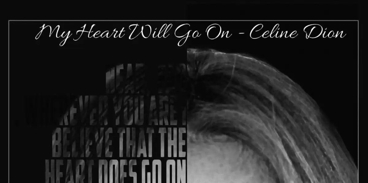 Frendorf | My Heart Will Go On Lyrics Wandkunst