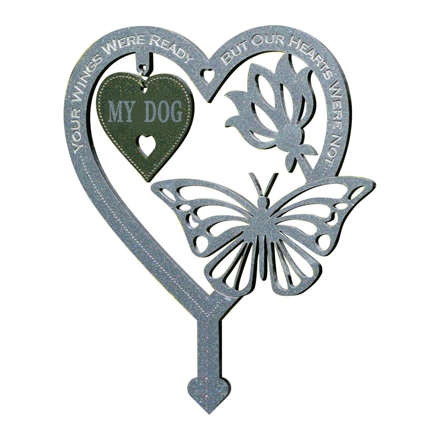 Frendorf | 🦋Gedenk Geschenk Schmetterlings Ornamente - Garten Gedenktafel