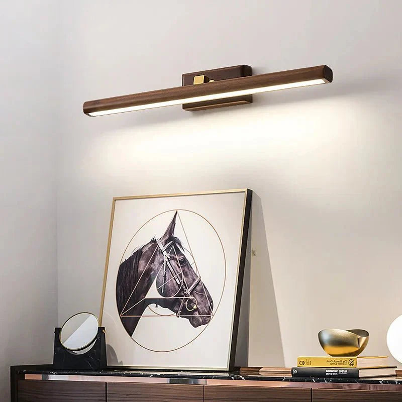 Frendorf | Mysticwood Lampe in schwarzem Walnussschaden schafft eine warme und elegante Atmosphäre