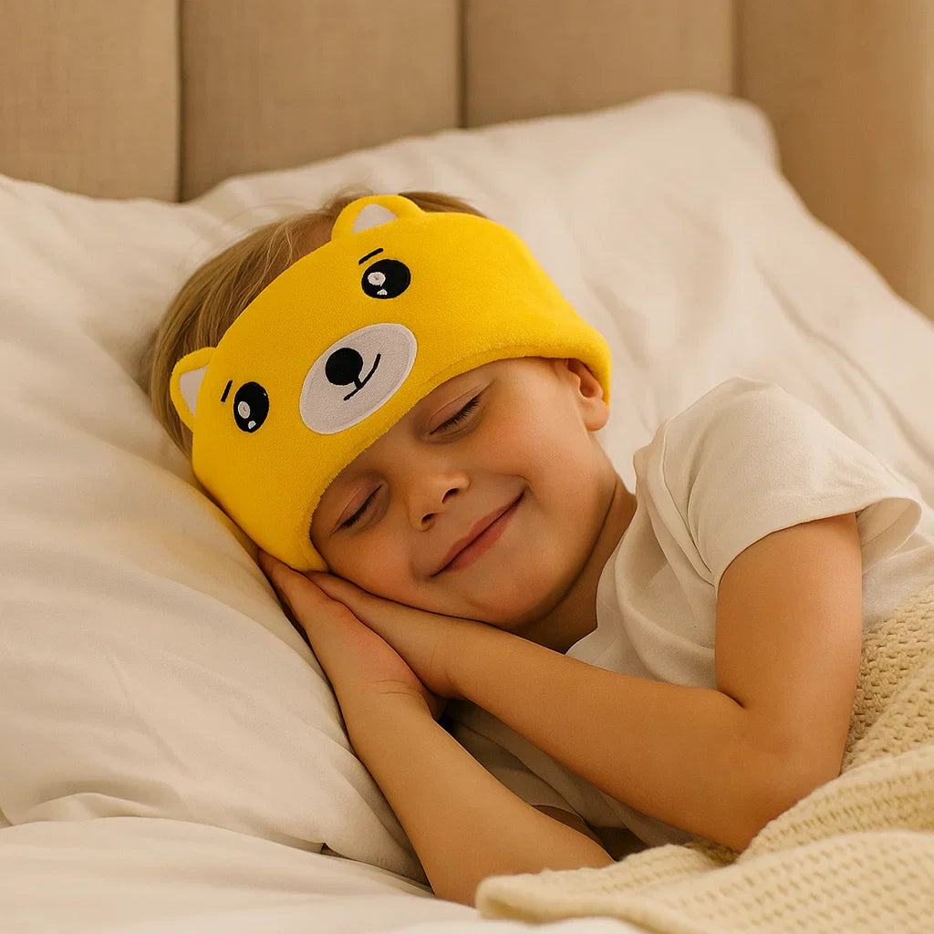 Frendorf | 2in1 Angenehme Bluetooth Kopfhörer und Schlafmaske für Kinder
