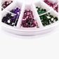 Frendorf | 2400 Stück Strasssteine für Nail Art Maniküre in 12 Farbwheel