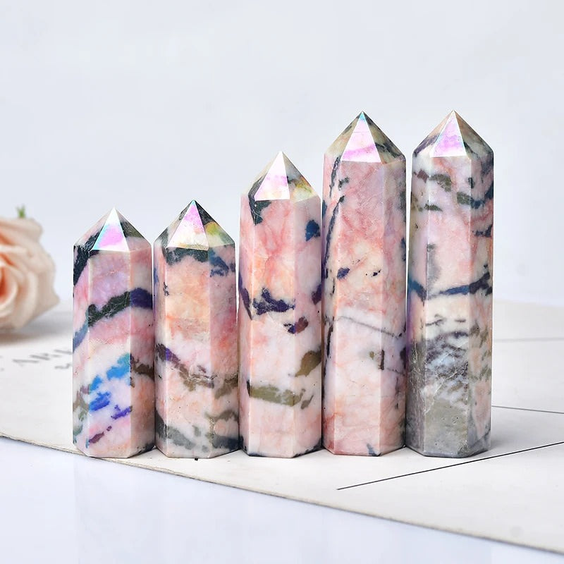 Frendorf | Aura Pink Zebra Kristallturm