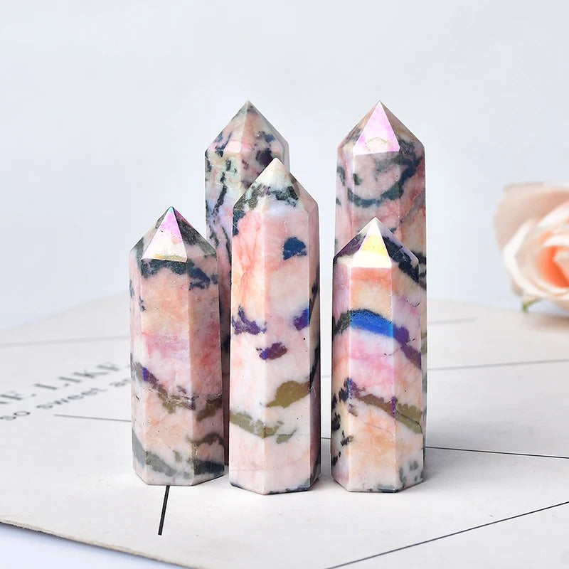 Frendorf | Aura Pink Zebra Kristallturm