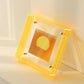 schwebender acrylic bilderrahmen mit lebhaft transparentem design