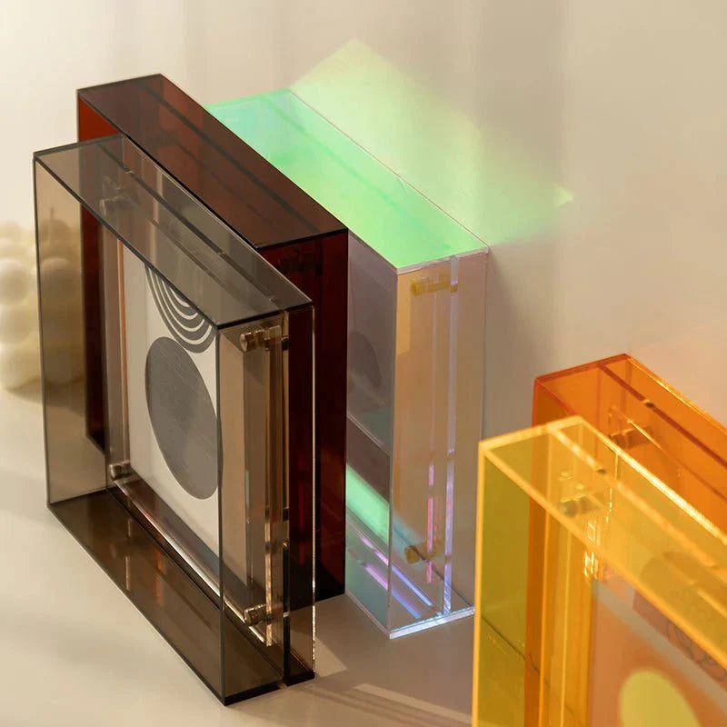 Neon Acryl Schwimmender Bilderrahmen