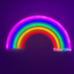 Neon Regenbogen Schild