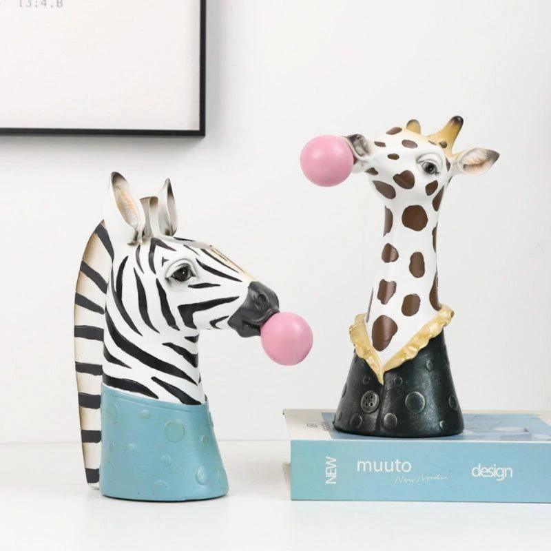Frendorf | BubbleBeast Tierische Deko-Vase | Kreative Blumenvase mit Charakter