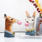 Frendorf | BubbleBeast Tierische Deko-Vase | Kreative Blumenvase mit Charakter