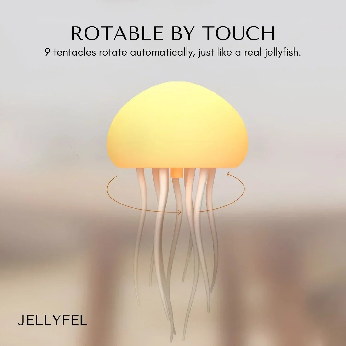 Frendorf Original JellyBeat | Smarte bunte LED tanzende Quallenlampe