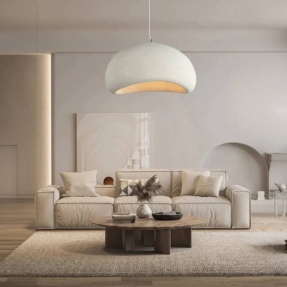 Frendorf | ZenGlow Wabi Sabi Pendelleuchte | Minimalistisches Design | Elegante Hängeleuchte für Wohnzimmer & Esszimmer