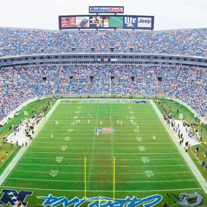 Frendorf | NFL-Football im Ericsson Stadium Charlotte Wandkunst