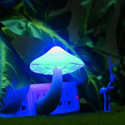 Frendorf | Pilz LED Nachttischlampe Wandstecker