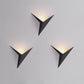 Royaleva Trigon Wandlampe - Moderne LED Dreieckige Wandlampe, Schwarz/Weiß/Gold, Warm/Kühl Weiß