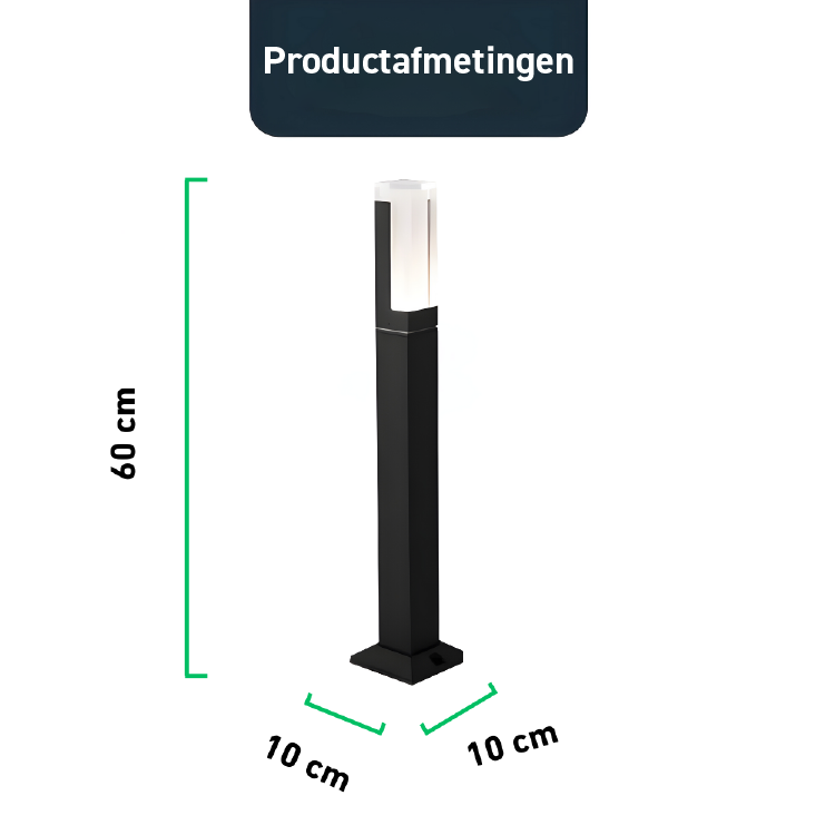 Architektonische Pollerbeleuchtung (2 Stück)