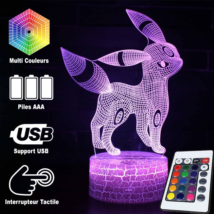 3D Lampe Pokémon Noctali