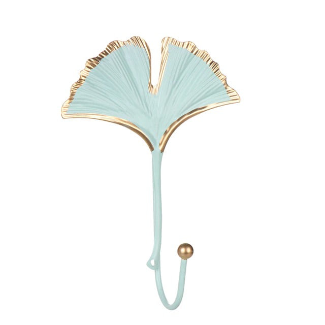 Goldenes Blatt Wandhaken