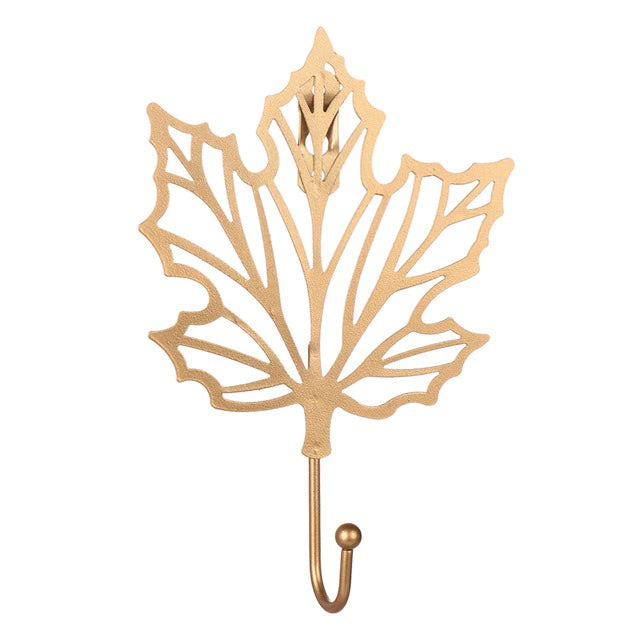 Goldenes Blatt Wandhaken