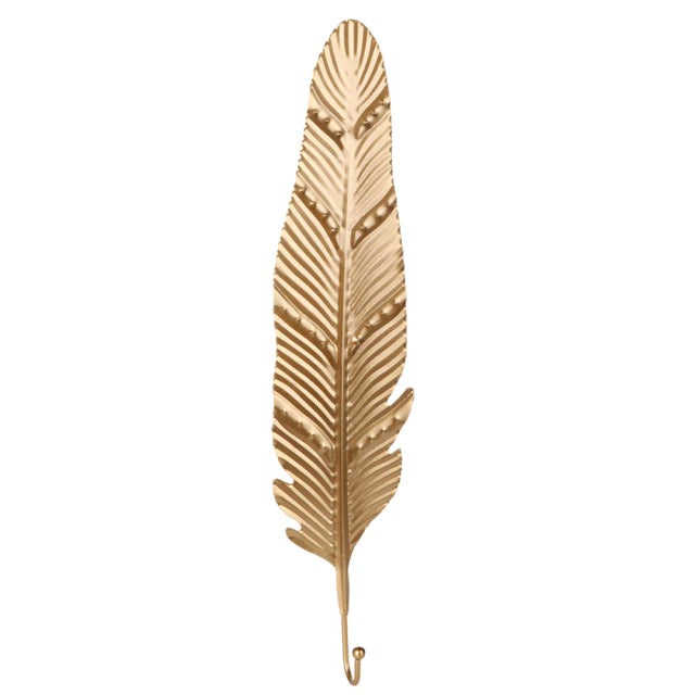 Goldenes Blatt Wandhaken