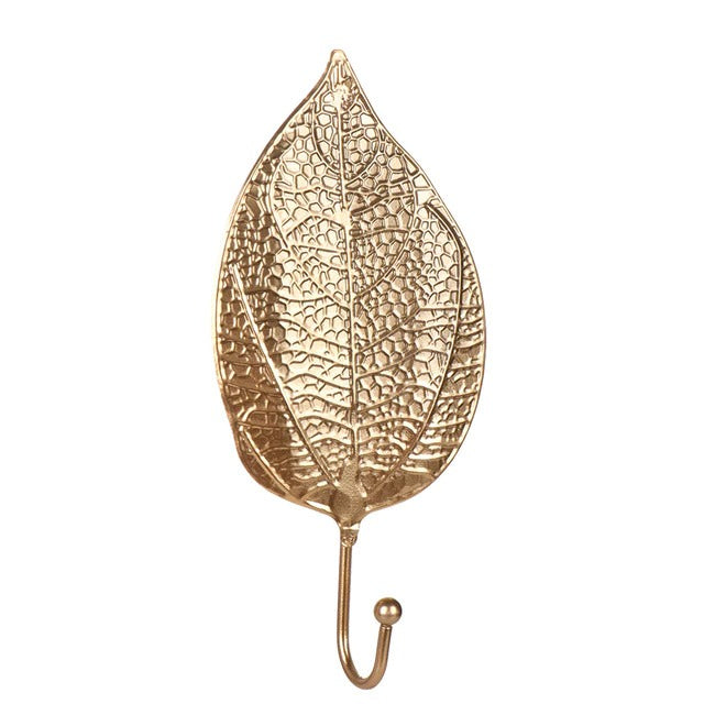 Goldenes Blatt Wandhaken