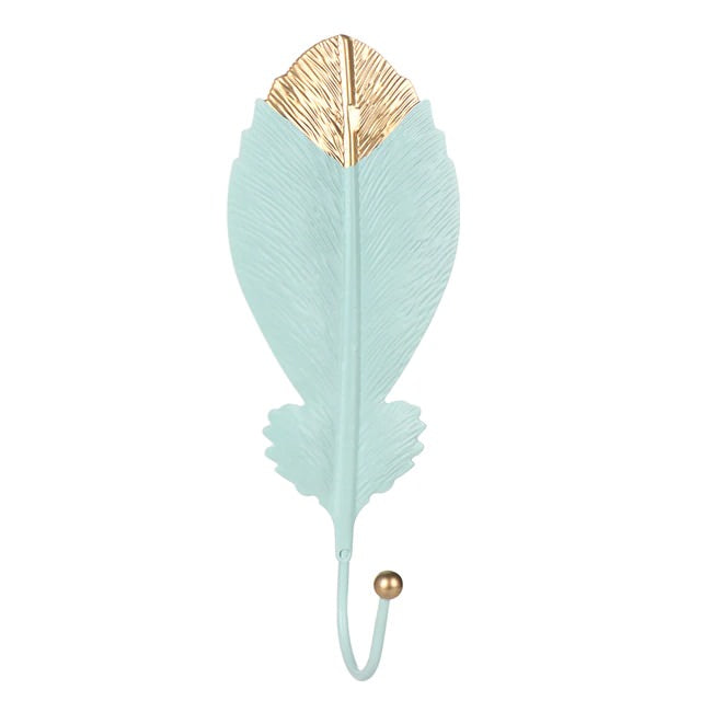 Goldenes Blatt Wandhaken