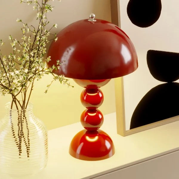 Frendorf | LumiBloom Nordische LED Tischlampe | Tragbar | Buntes Design | Stimmungsvolle Beleuchtung