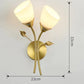 Moderne nordische Blumen-Wandlampe für Treppen und Schlafzimmerdekor