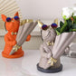 Frendorf | BulldogBloom French Bulldog Blumenvase | Stilvolle Tier-Deko für Zuhause | Handgefertigt | Farbvielfalt