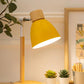 Nordische Tischlampe | Holz, Eisen