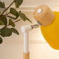 Nordische Tischlampe | Holz, Eisen