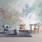 Nordic Tropical Plant Forest Tapete für Haus Wanddekoration