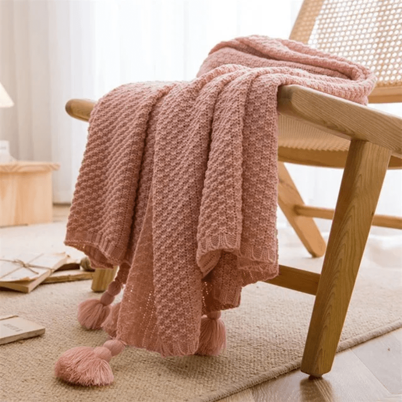 Frendorf | Elegante Strickdecke für Ihr Wohnzimmer oder Schlafzimmer, Ideal