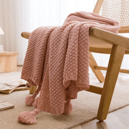 Frendorf | Elegante Strickdecke für Ihr Wohnzimmer oder Schlafzimmer, Ideal