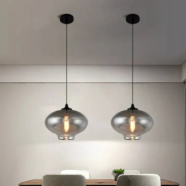 Frendorf | Elegance Glow mit dem hängenden Loft-Glas-Kronleuchter Nordic