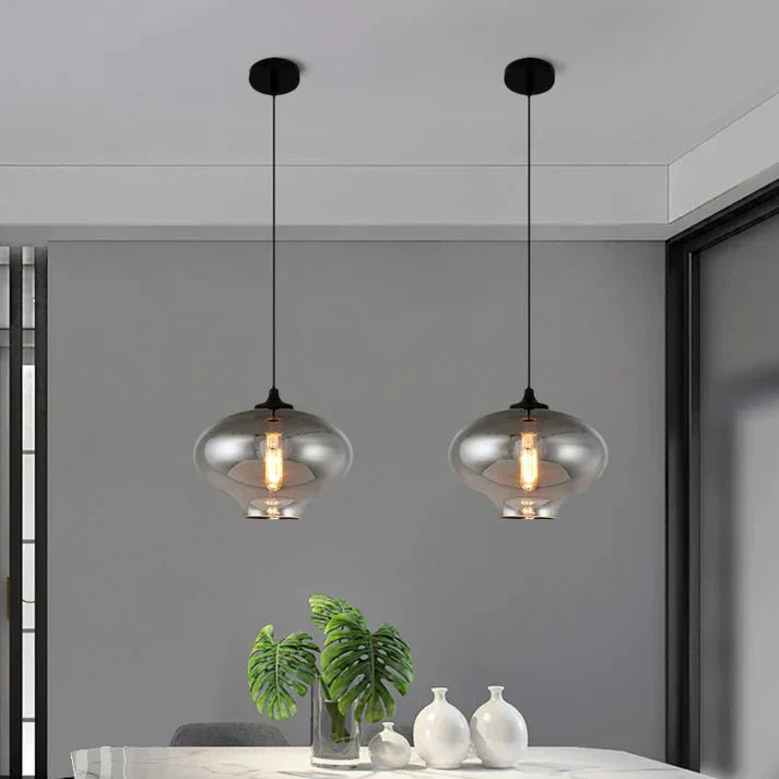 Frendorf | Elegance Glow mit dem hängenden Loft-Glas-Kronleuchter Nordic
