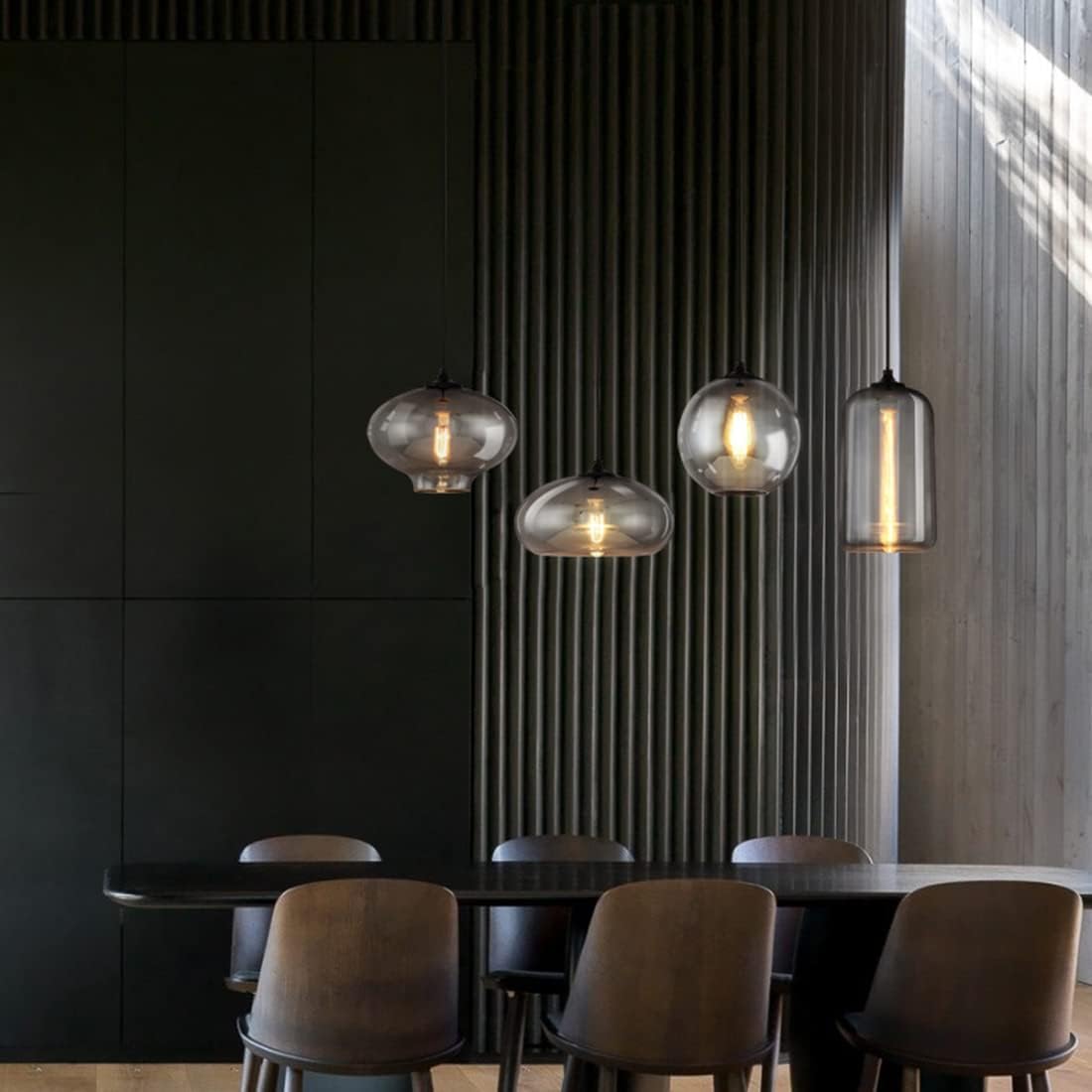 Frendorf | Elegance Glow mit dem hängenden Loft-Glas-Kronleuchter Nordic