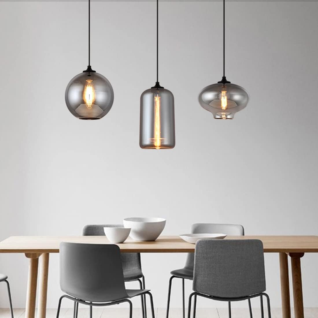 Frendorf | Elegance Glow mit dem hängenden Loft-Glas-Kronleuchter Nordic